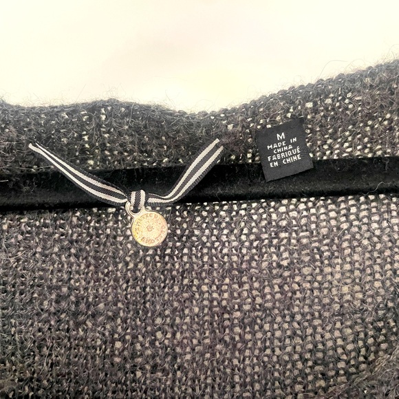 Anthropologie Knitted And Knotted Dark Grey Sweater Dress Women’s Fall - Picture 2 of 3